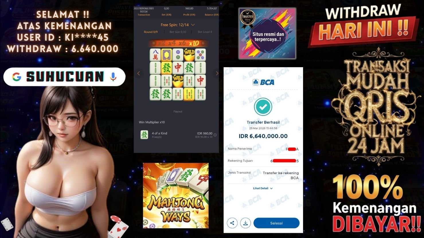 SUHUCUAN JACKPOT SLOT MAHJONG WAYS